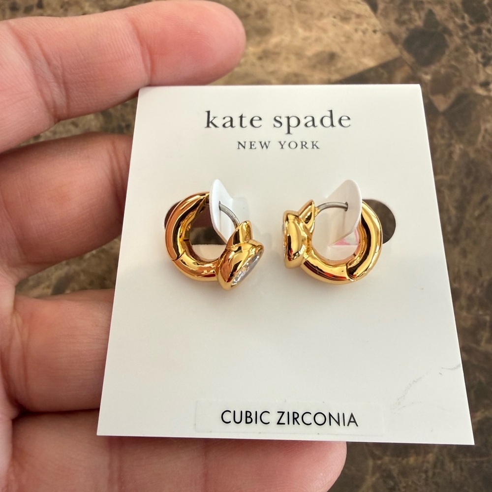 kate Spade Small Hoop Earrings - Picture 6 of 8